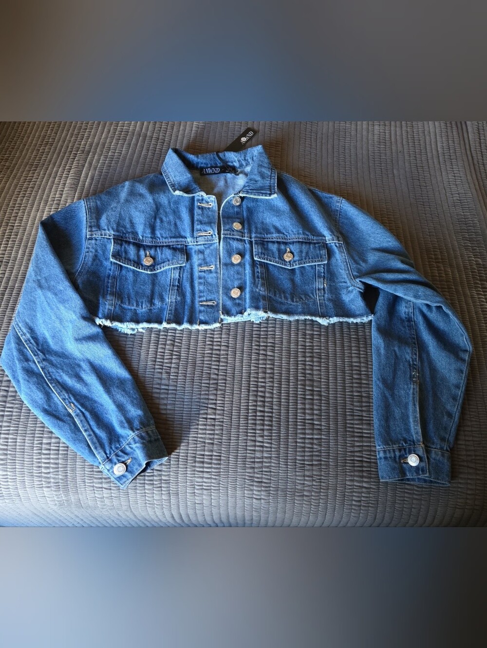 Womens Cropped Denim Jacket